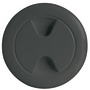 Inspection hatch black polypropylene 102 mm - Artnr: 20.199.11 14